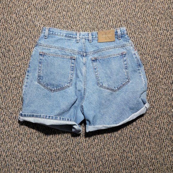 RARE Vintage Calvin Klein High Mom Shorts Size 14 100 COTTON MADE IN THE USA - Picture 12 of 13